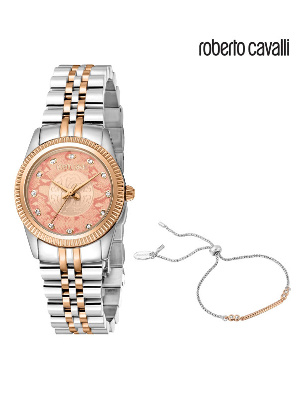 Roberto Cavalli Ladies Watch with Bracelet